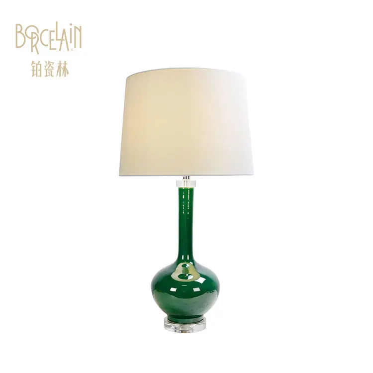 Made in China Vintage Crafts ceramic chinese porcelain table lamp cover quran table lamp