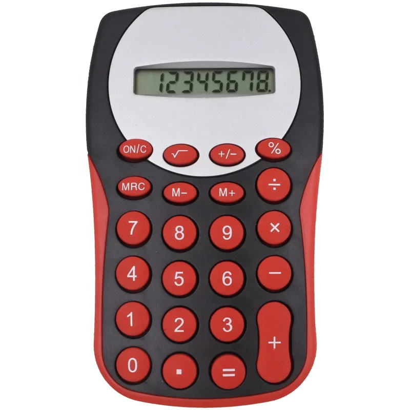 8 Digits Electronic Calculator Promotional Business Gift Custom logo Printing Portable Pocket Classic Calculator