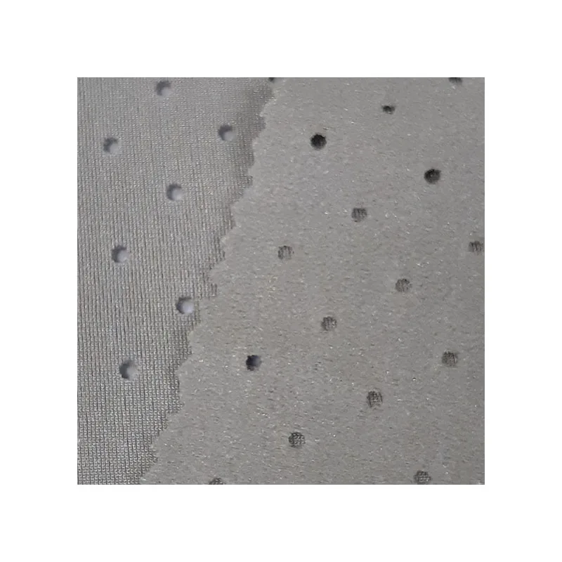 
Factory Direct Supply Circle Punching Suede Fabric For Shoes/ Car Seat 