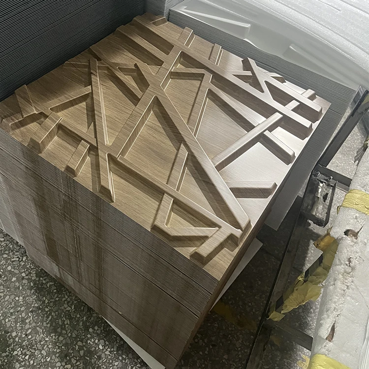 High quality interior products mosaic tile crystal board bamboo 3d pvc wall panels for tv backdrop backsplash