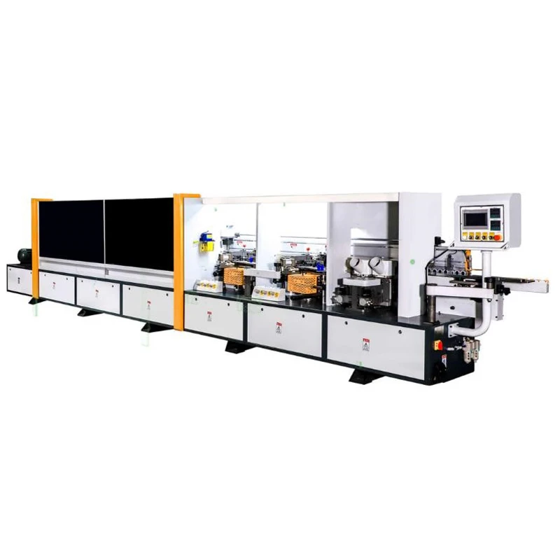 Professional efficient easy operate wood automatich trimming edge banding machine