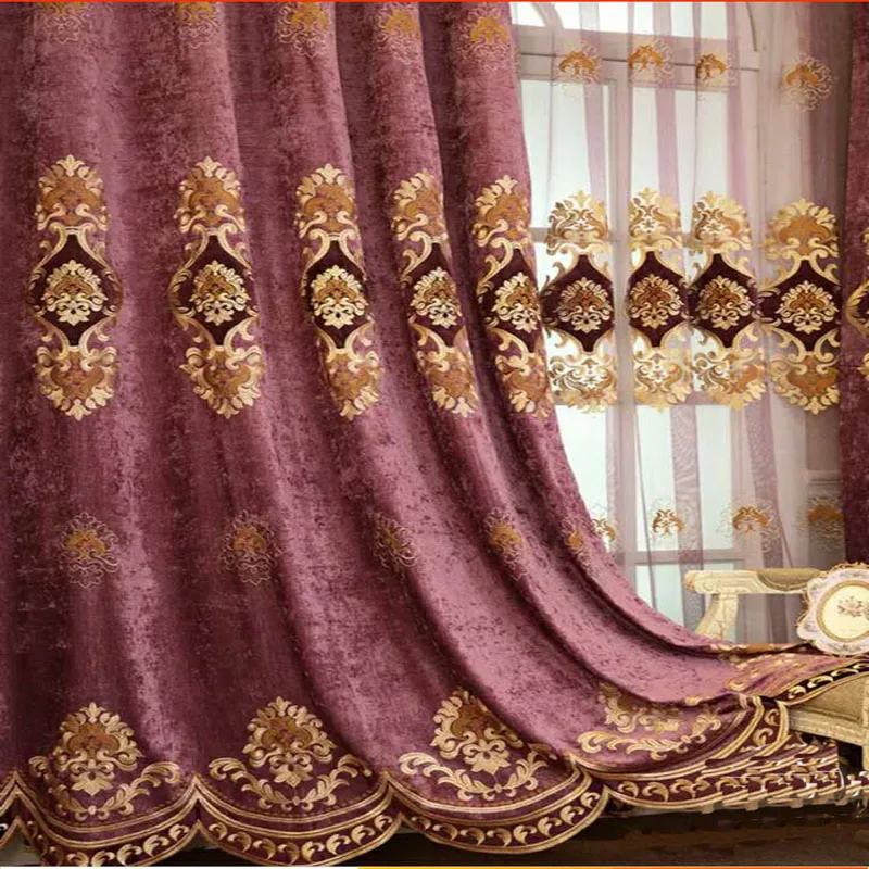 modern Purple curtain with valance custom curtains living room colorful living room