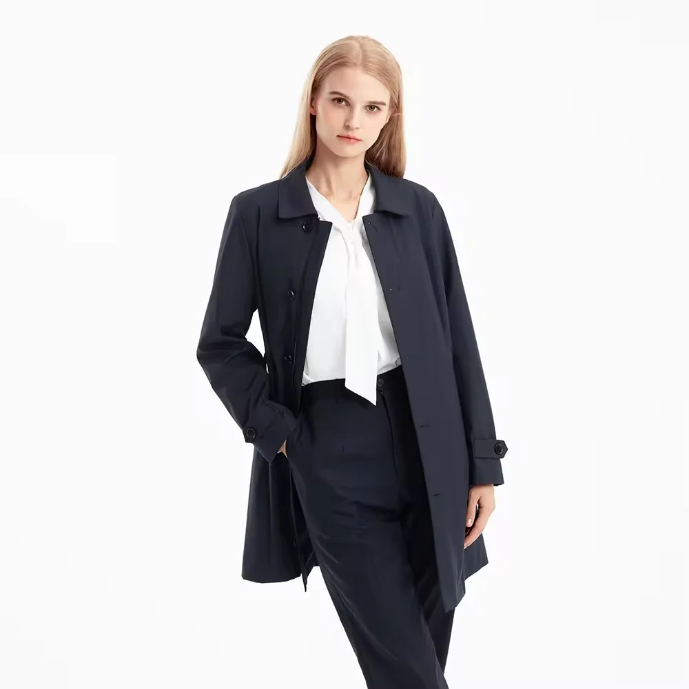 Hot Selling Chic Long Sleeve women Coat Vintage Turn Collar Female suit Leisure formal casual Office Wear for ladies
