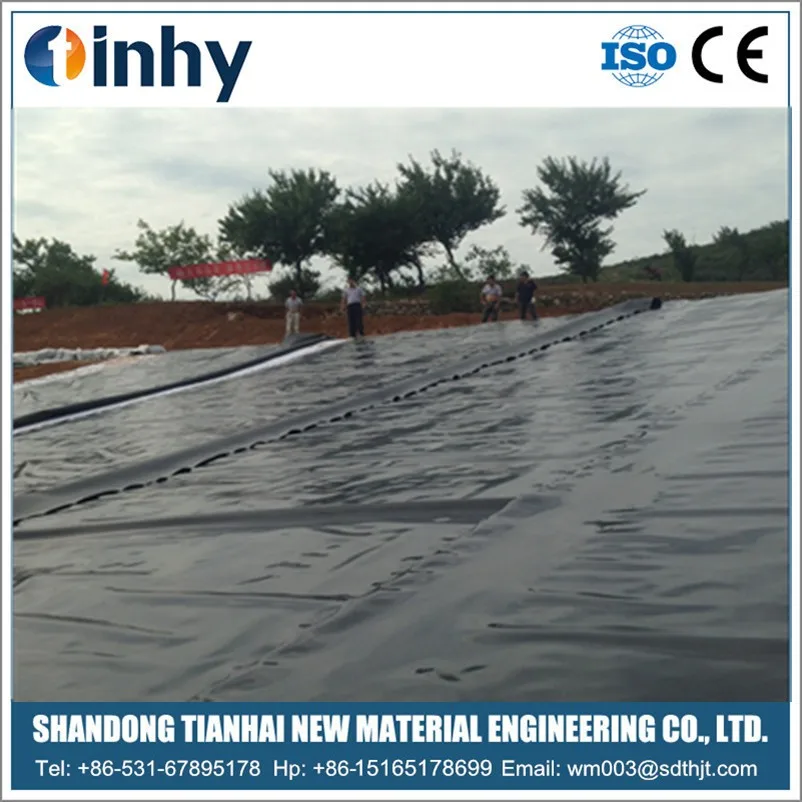 Геосинтетическая мембрана HDPE для сохранения воды.
