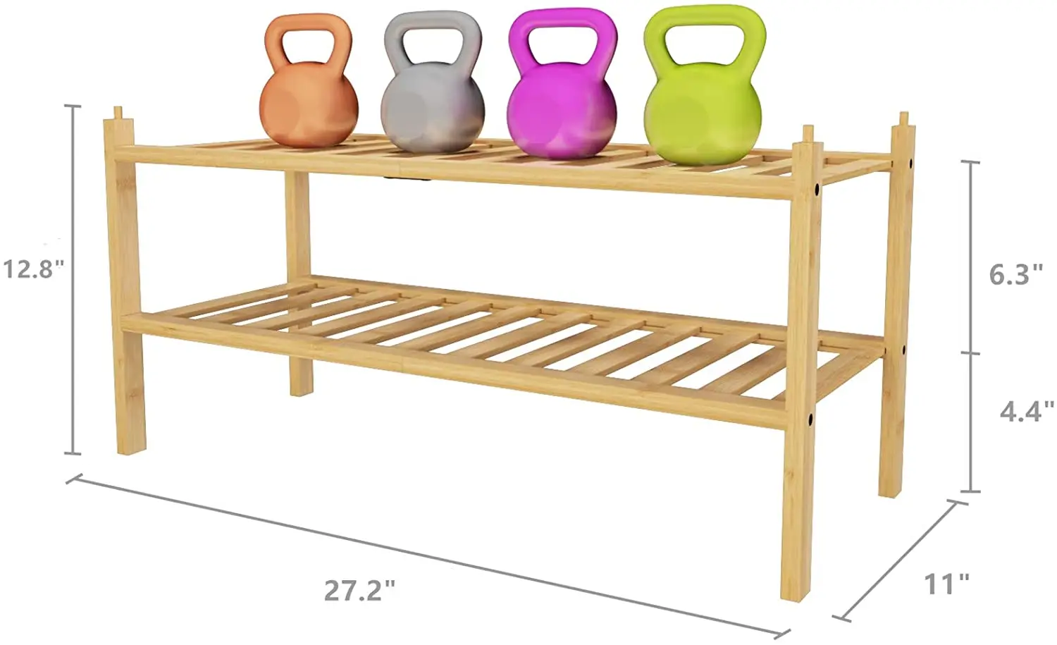 New design multi layer DIY  bamboo shoe rack organizer display shelf