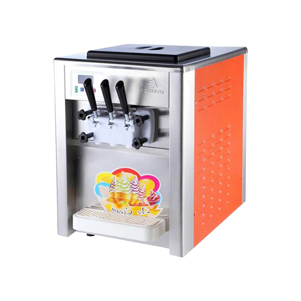 
soft serve ice cream making machine,3 flavor soft fruit ice cream machine,110V/60HZ,220V/50HZ 