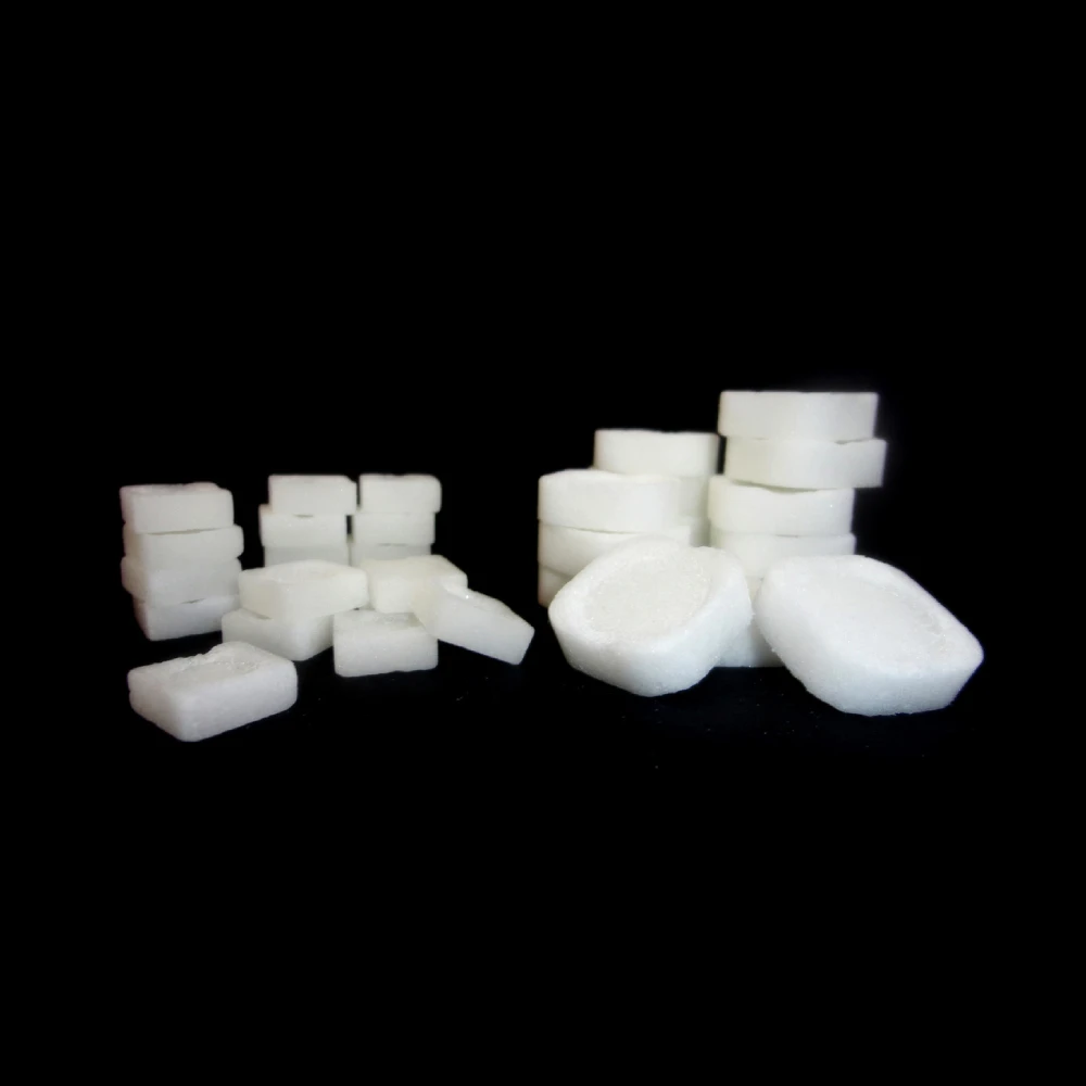 Non-Wax Premium Quality Smokeless Camphor Tablets 12mm Square Tablets in Bottle