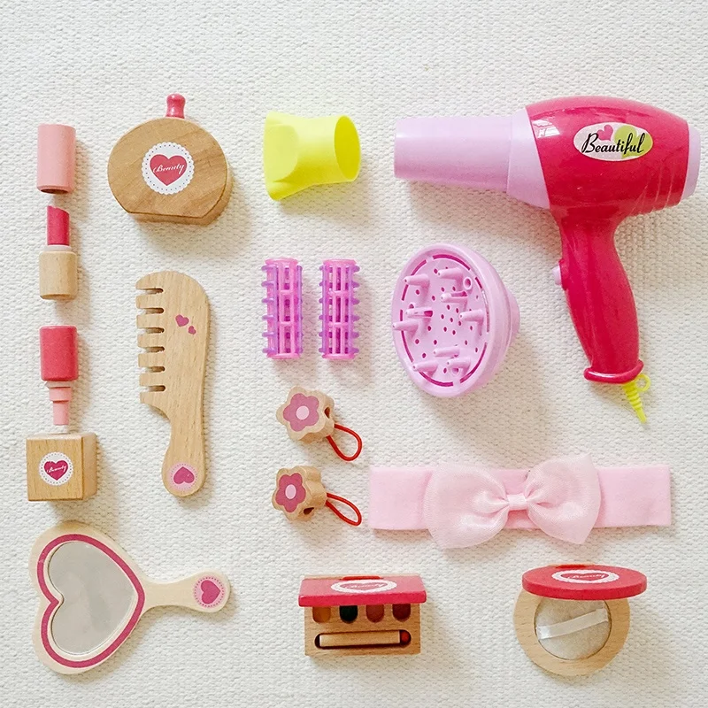 2021 new launched cheap kids bedroom sets play house toys dressing table indoor