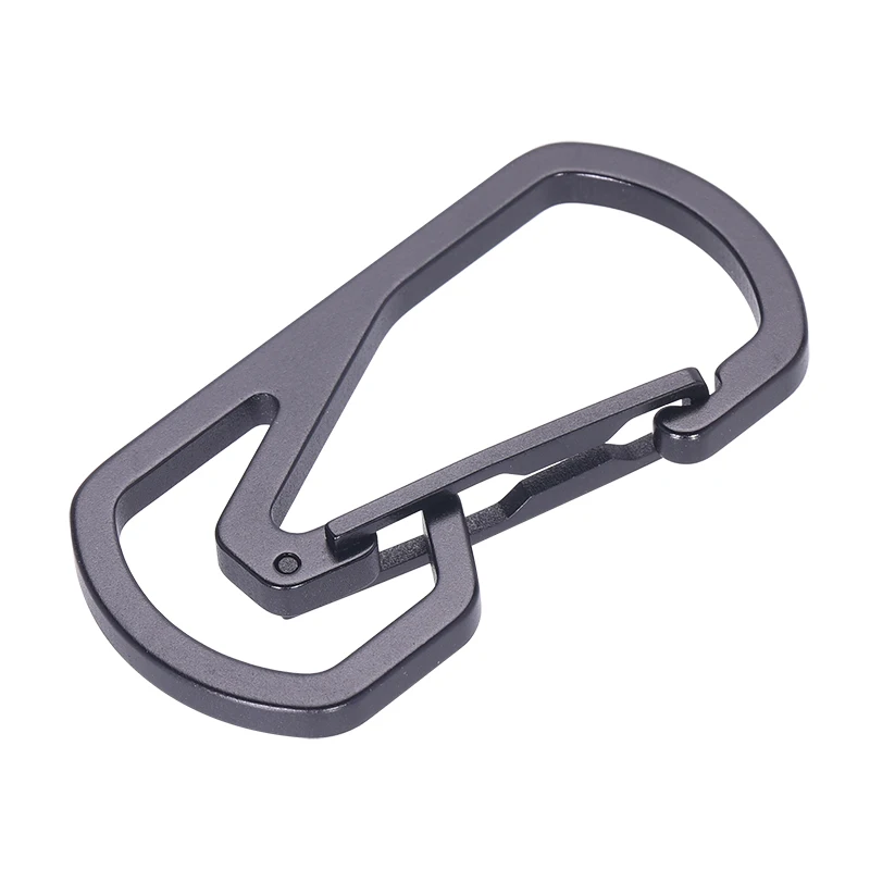 Titanium Carabiner Buckle Keychain Key Chain Holder Outdoor Camping Climbing Snap Clip Lock Hook Fishing Outdoor Survival Tool