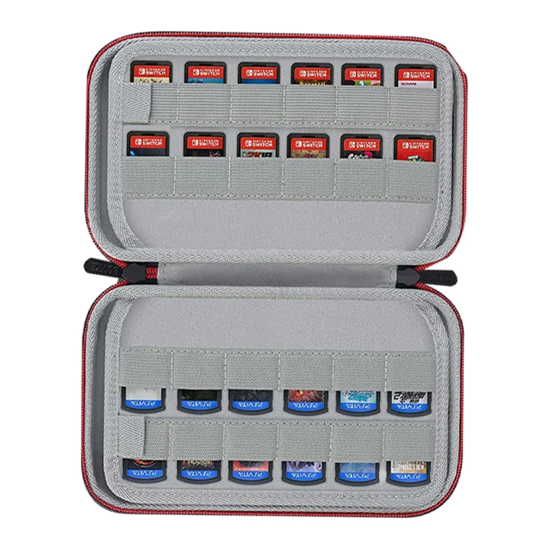 Черная сумка для хранения игровых карт 80 в 1 EVA чехол переключения SD