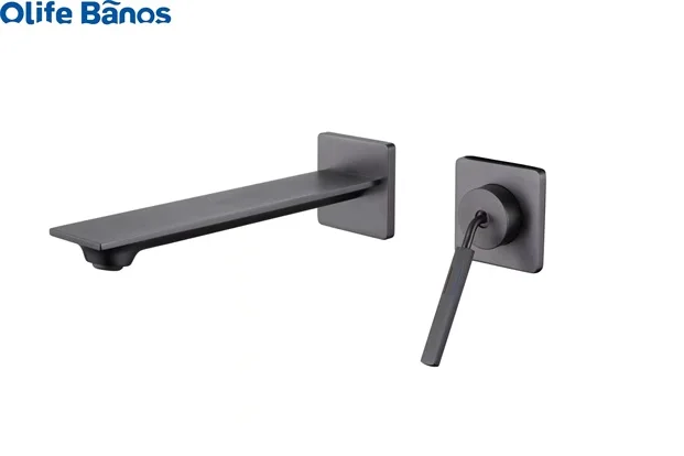 Kaiping new design brass wall mounted cold and hot water single handle faucet washbasin mixer watermark basin faucet