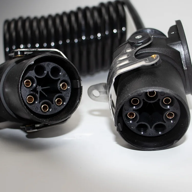 Best Selling New Black Five-core seven-core ABS/EBS Trailer cable For Heavy-duty Truck