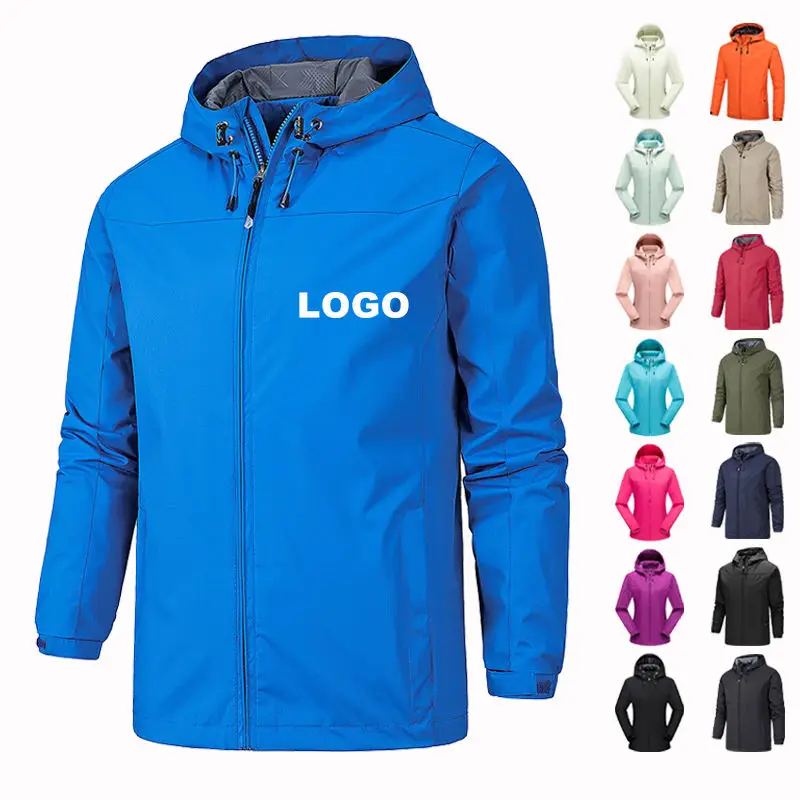 2022 Custom Windproof Wholesale Outdoor Hood Coat Solid Softshell Waterproof Winter Jacket Men