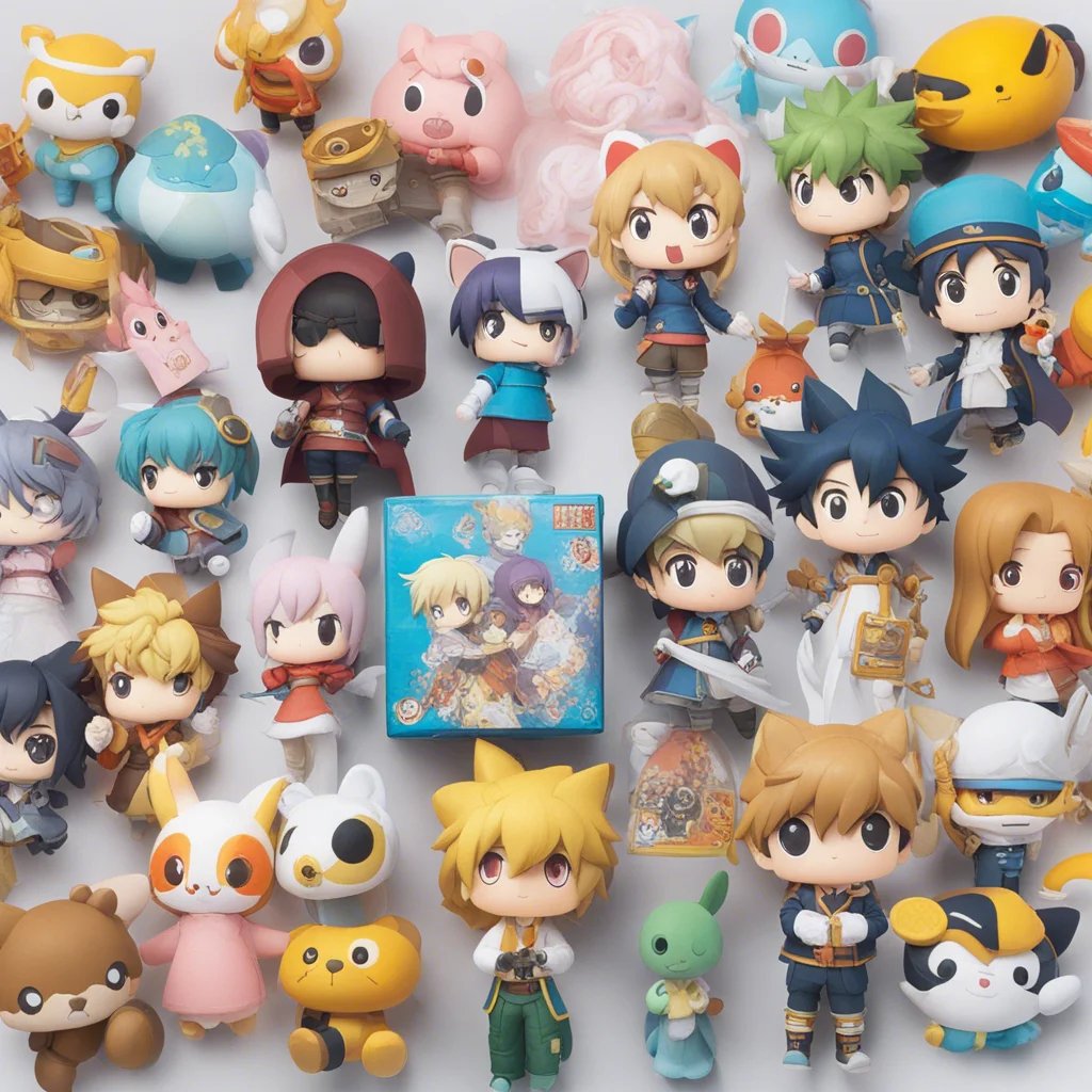 Soli Creative  Anime Figure Blind Box Claw Machine Kawaii Cartoon Dolls Surprise Mystery Box Toys for Kid Gifts