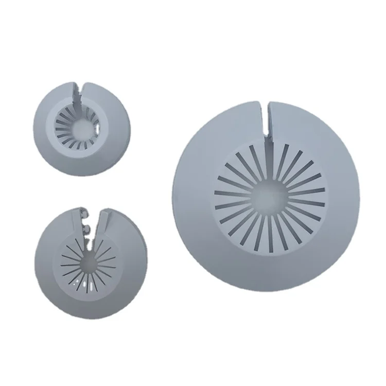 Cheapest factory price wall hole pipe plug cover decorative plastic air conditioning pipe cover