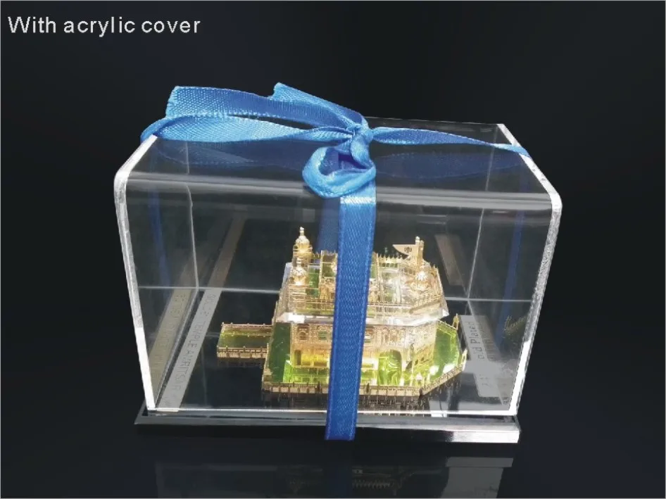 India famous building model crystal temple model in India.