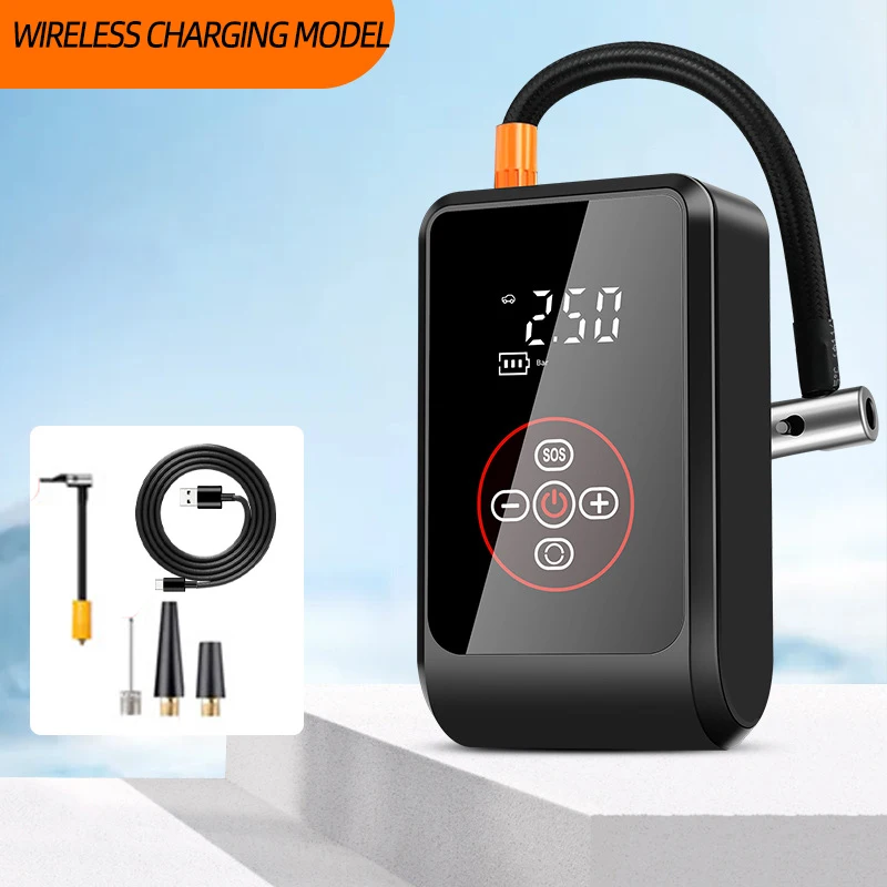 PCMOS Tire Inflators Wireless Car Inflation Pump 150psi Preset Auto Start Stop Basketball Inflation Pump car Air pump