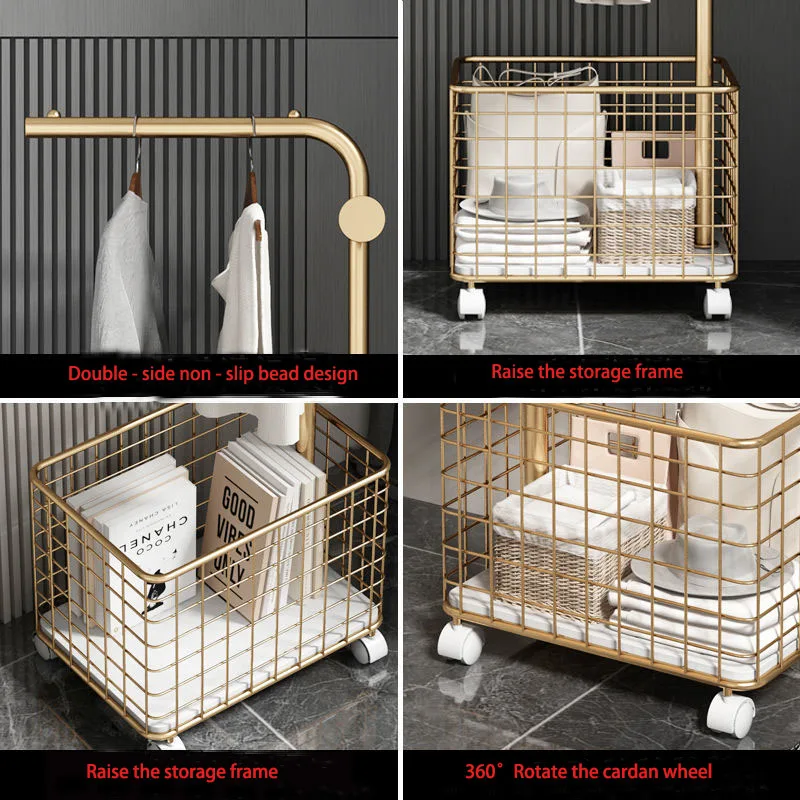 Cheap Multifunctional Metal Hanger Floor Standing Coat Rack Living Room