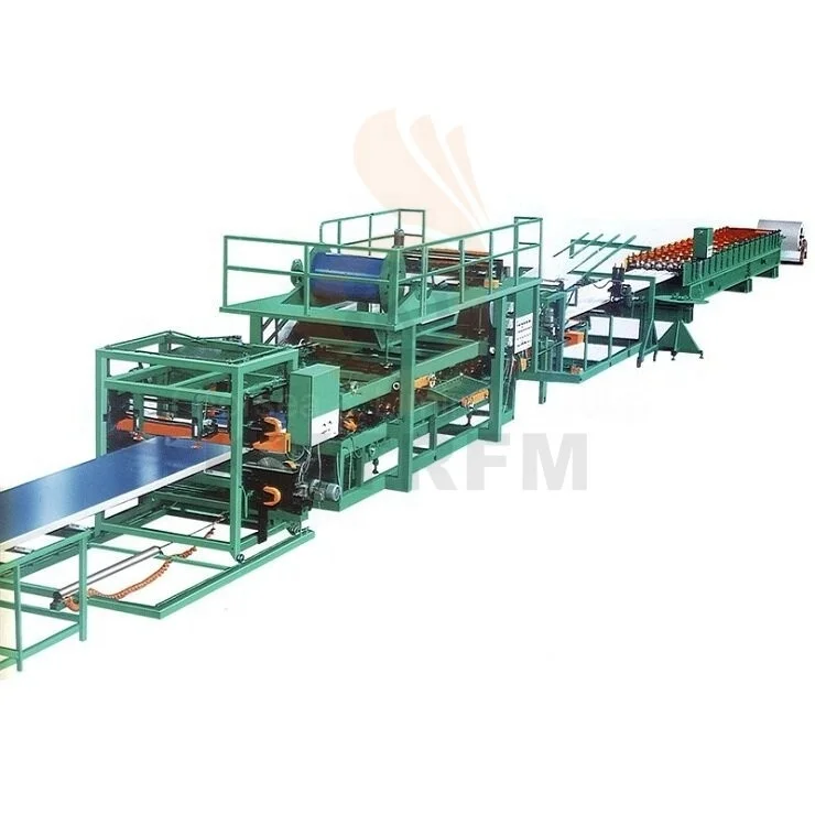 KYT PU Sandwich Panel Continuously Production Line/two-sided Sheet Color Steel Tile Making Machine