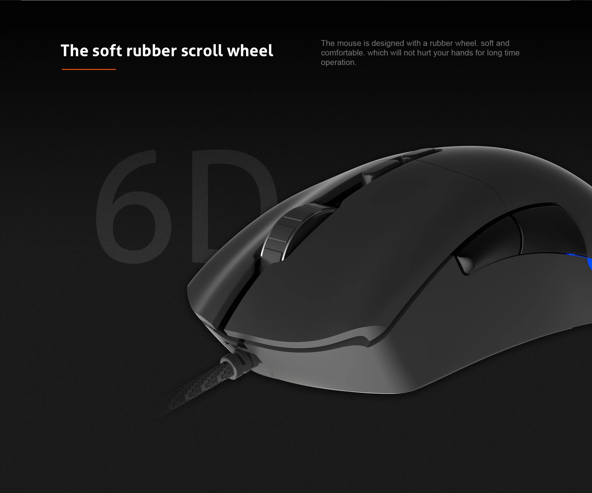 MEETION MT-GM20_2023 Wired Gaming Mouse 6Keys Wired Ergonomic Mouse Gamer RGB Backlit Glowing Gaming Mouse