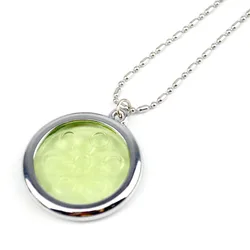 KALUNG pendant Factory price 5000ions health care bio scalar glass chi pendant 2 negative ion with necklace OEM Logo .