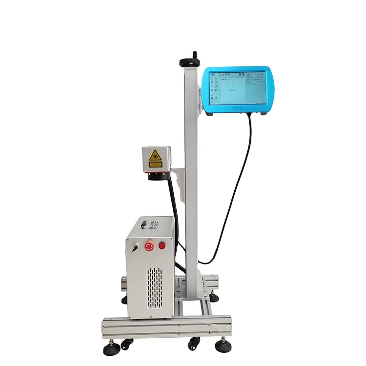 30 Вт/60 Вт Многоязычная Дата истечения срока действия CO2 лазерная маркировочная машина/лазерная машина для кодирования серийных номеров ПЭТ бутылок/стекла