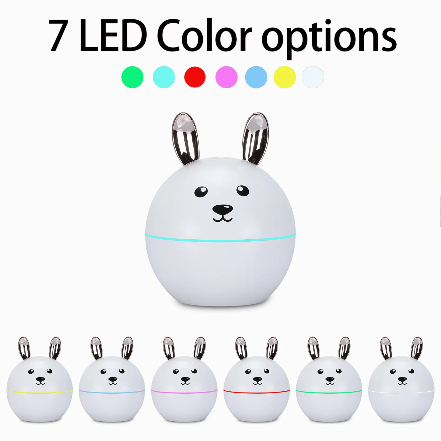 Factory Outlet Rabbit Frog Mini Air Humidifier USB Electric Animal 130ml Home Car Humidifier