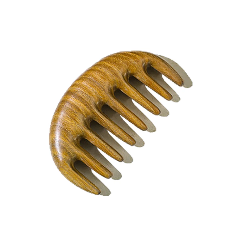 
Handcraft Anti- static Sandalwood Wide Tooth Hair Combs Pocket Scalp Massage Comb convenient Headache therapy tool perfect gift 