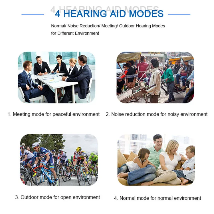 
JingHao New Smart Blue tooth Hearing Aid Cic Hearing Aids Digital 