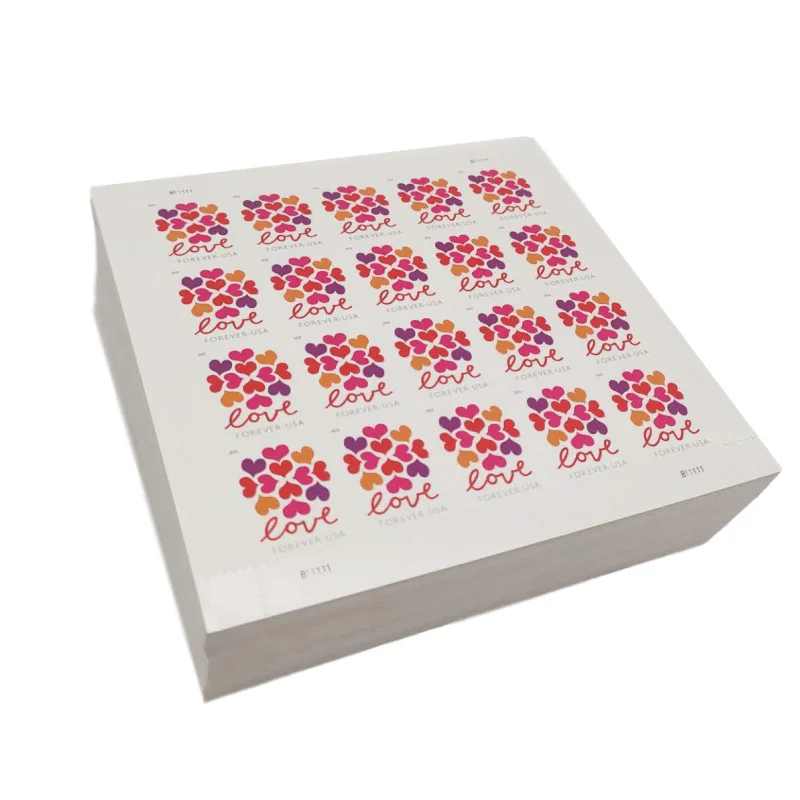Manufacturers provide customized design forever postage stamps usa forever postage stamps united states postage stamp book