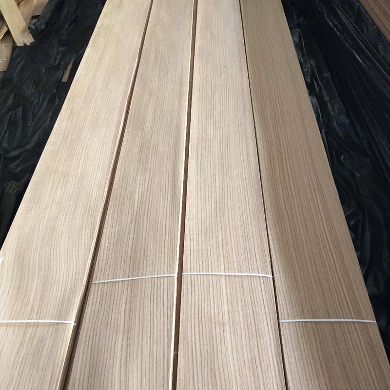 Factory supply Natural wood veneer Sliced cut 0.45mm 0.5mm American Straight grain White Oak Veneer