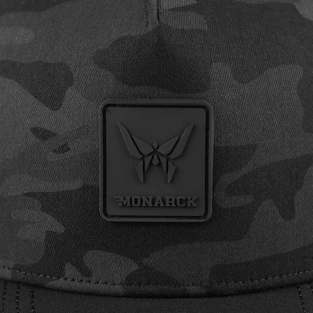 Custom  embroidery thread 5 Panel Rubber Logo Luxury Baseball Cap,Waterproof Two Tone Perforated Hat,camo hydro baseball hat