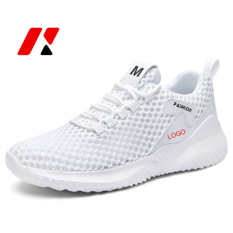 High Quality Fly Knit Unisex Running Shoes Men Custom Sneakers Brand Mesh Breathable Walking Fitness Men Shoes