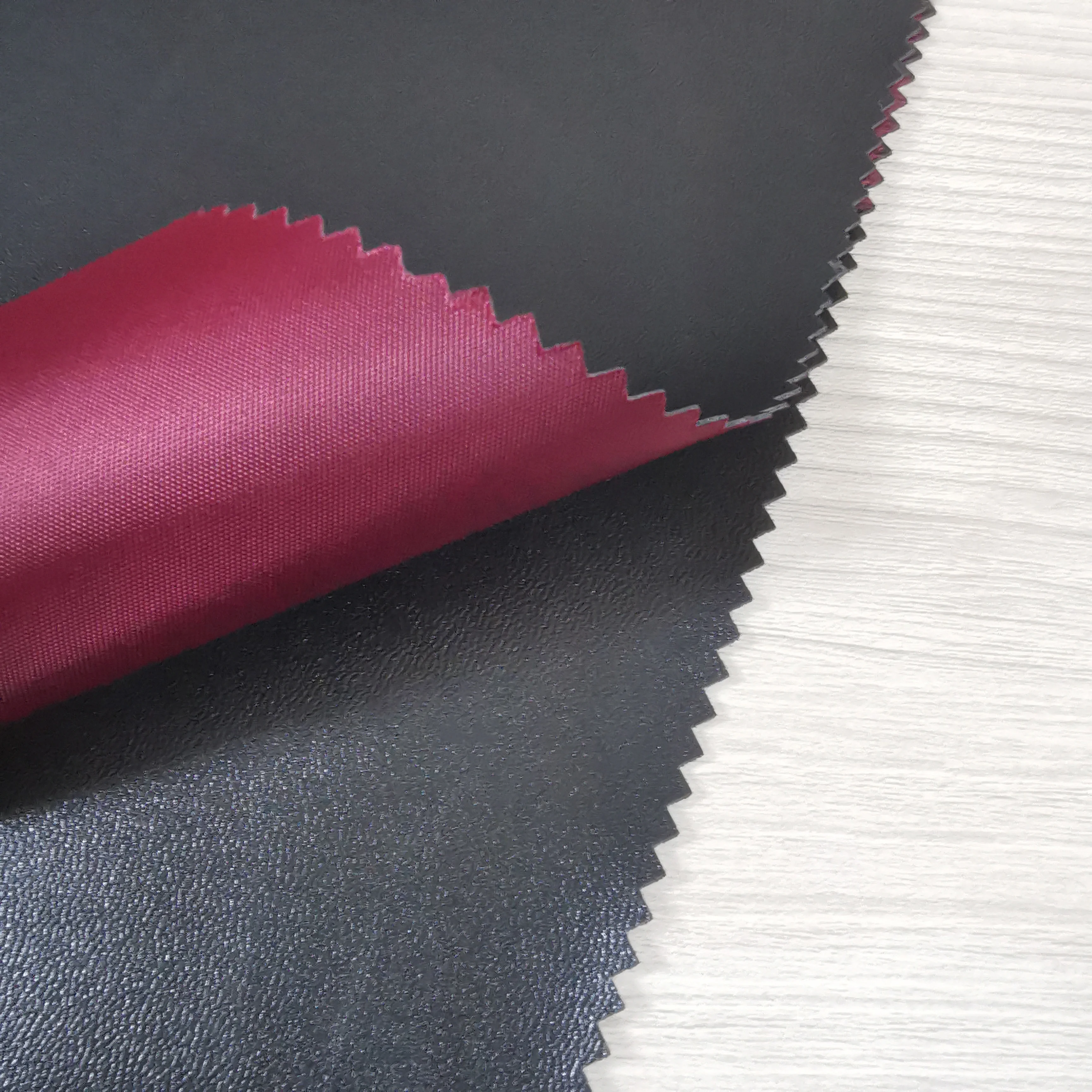 wholesale 290T foam PVC coating waterproof Nylon Twill fabric for backpack