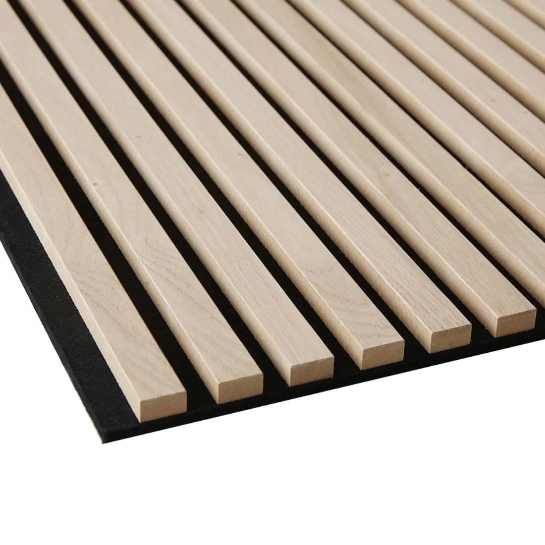 1220x2420mm Slat Wood Wall Wooden Slatted Fabric Covered Acoustic Panels For Interior Wall Decor