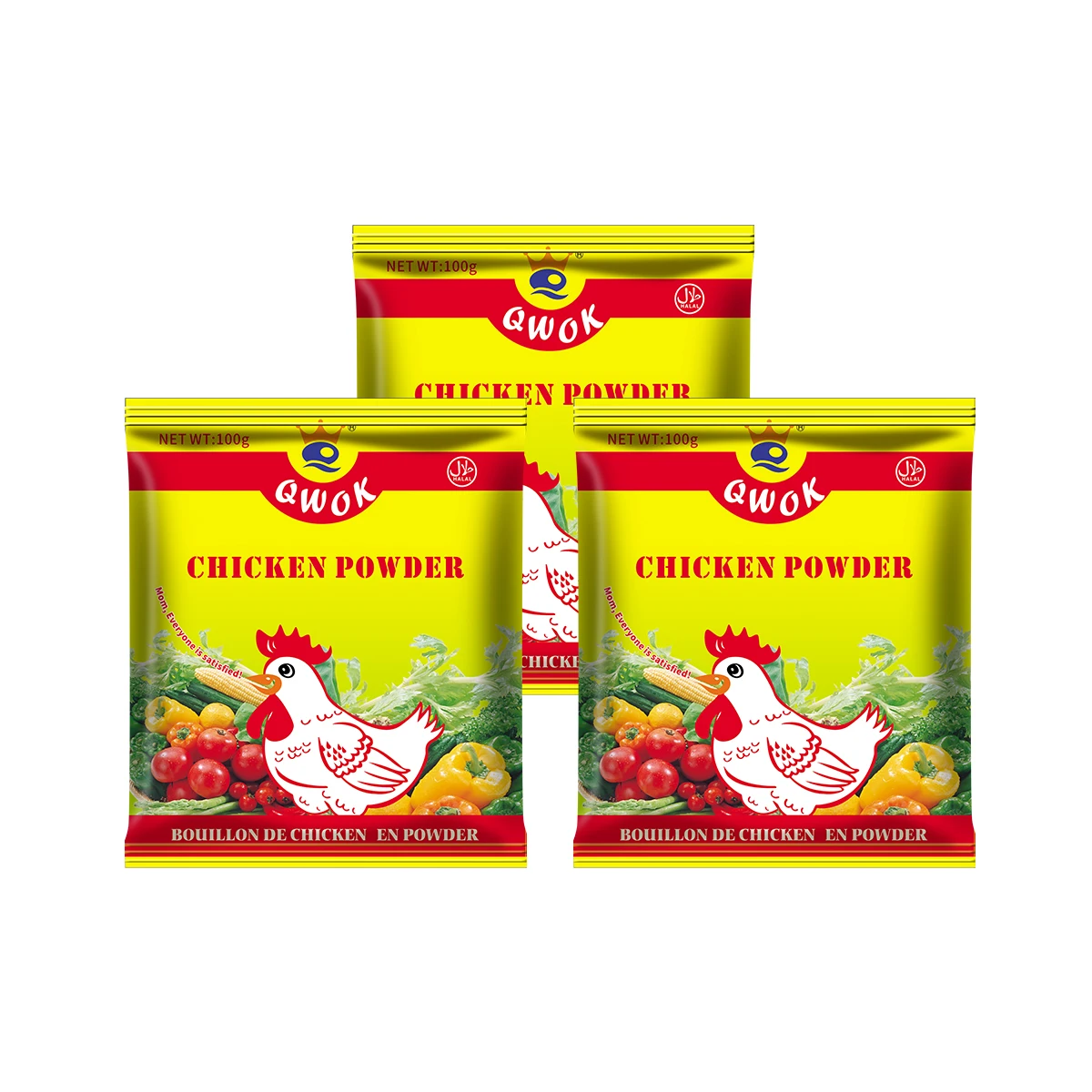 HALAL 100g chicken flavor seasoning powder OEM wholesale