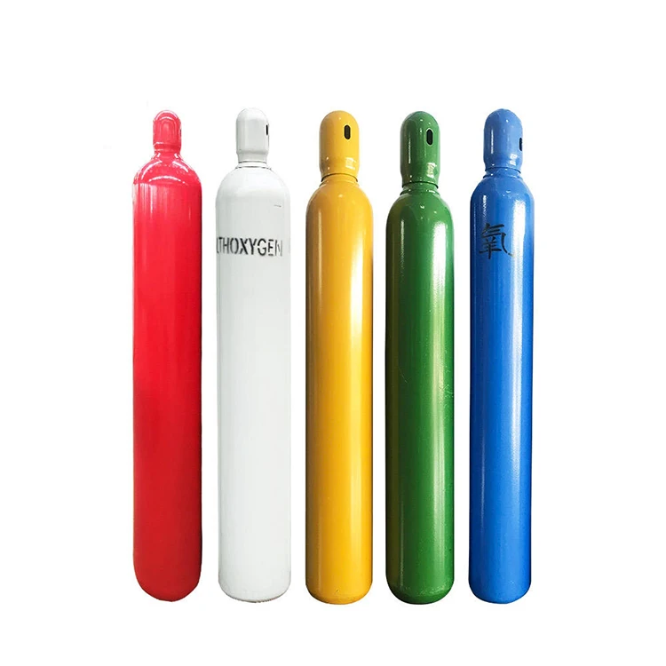 Industrial Use High Pressure 40L 150 Bar Argon/Nitrogen/Oxygen Industrial Gas Cylinder Helium Gas Cylinder