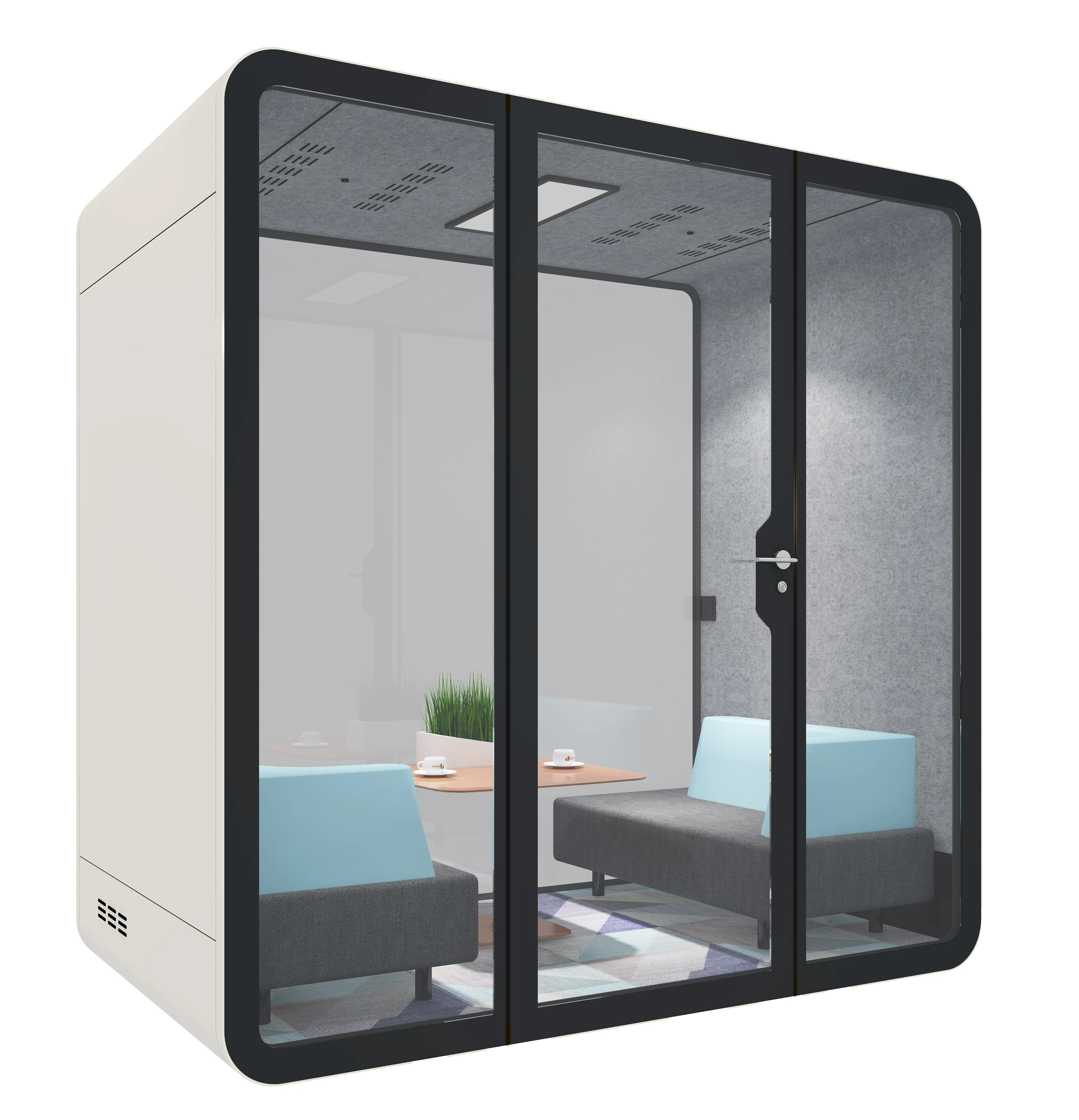 Soundproof Office Pods Sound Insulation Meeting Room Soundproof Phone Booth Meeting Pods Acoustic Meeting Booth