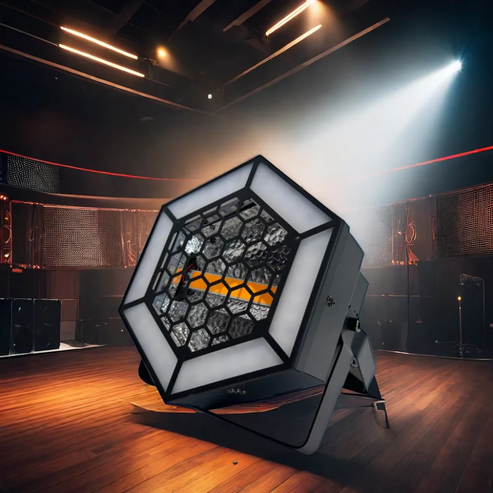 Световой прожектор DJ 100 Вт одиночная головка Ретро освещение dmx светодиодное наружное сценическое осветительное оборудование Профессиональное