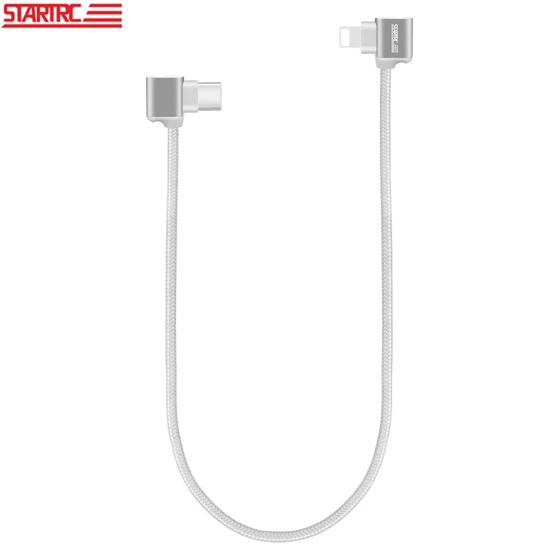 STARTRC Data Cable Type-C 30cm Upgrade to Lightning Type C for DJI Mini 3 Pro Mavic 3 Air 2S Mini 2 RC-N1 Remote Controller