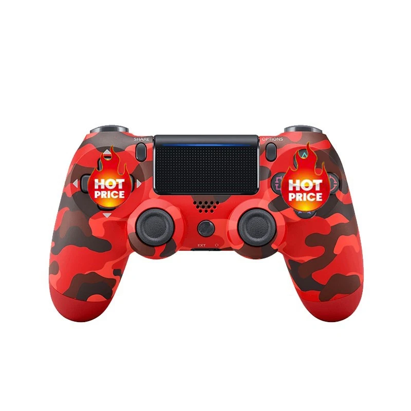 Беспроводной игровой контроллер совместим с PS4/ Slim/Pro модернизированным джойстиком Red Camo