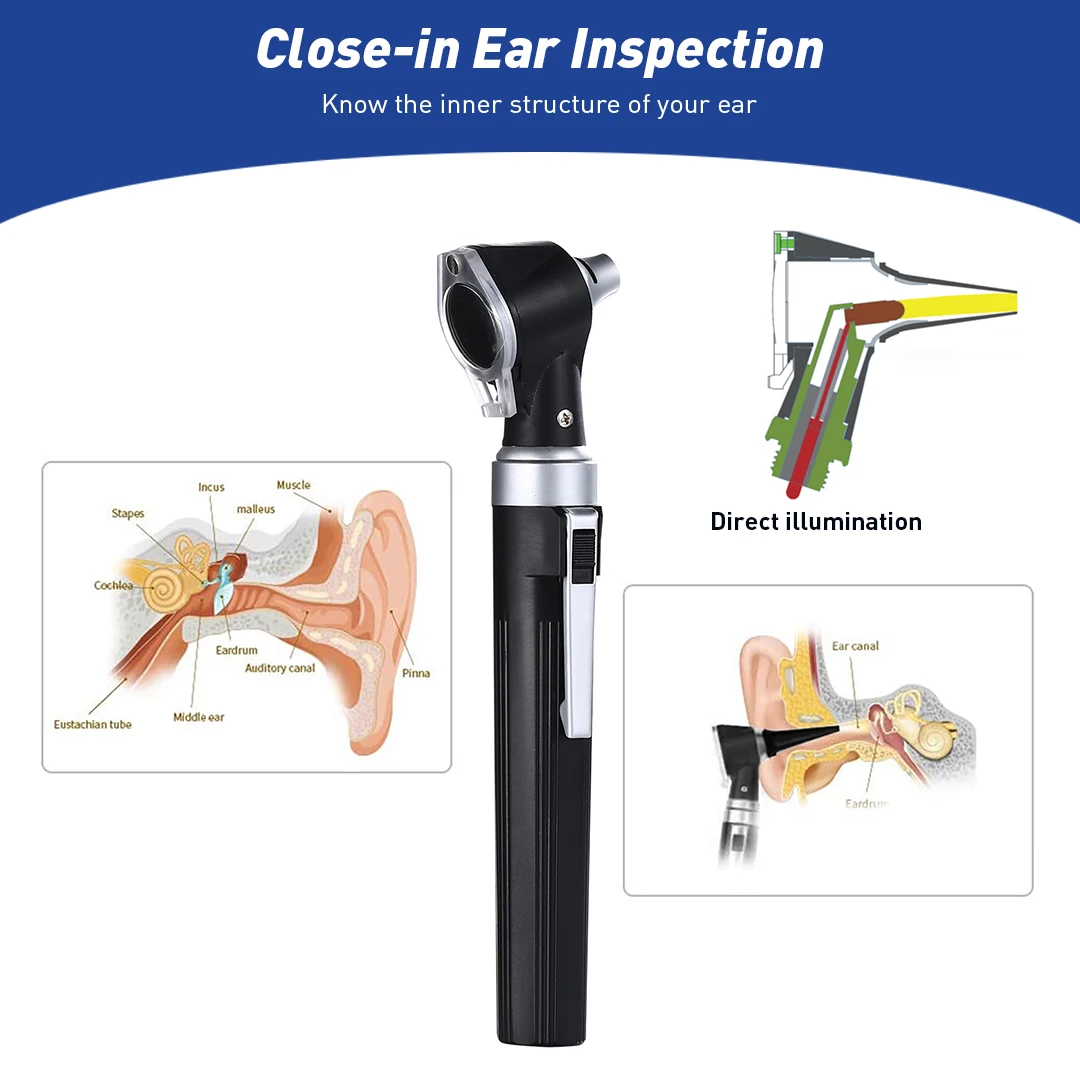 HONSUN HS-OT10J Portable Veterinary ENT Otoscope Endoscope