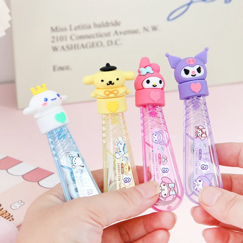 24 карты/коробка Корректирующая лента Kawaii моя мелодия Kuromi белая канцелярские принадлежности школьный офис