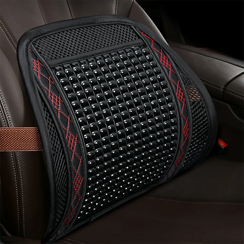 High Quality Wooden Bead Car Massage Waist Lumbar Support Pillow Cushion Interior Accessories
