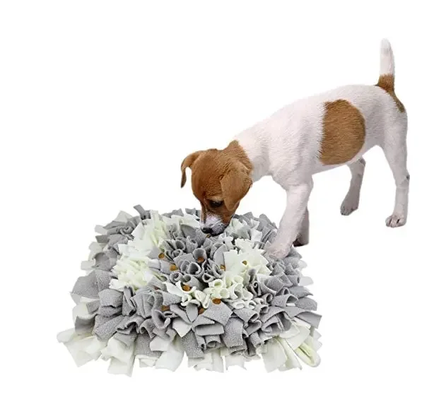 Pets Nose Training Work Daily Dog Pets Feeding Wool Felt Snuffle Mat Puzzle Interactive Toys