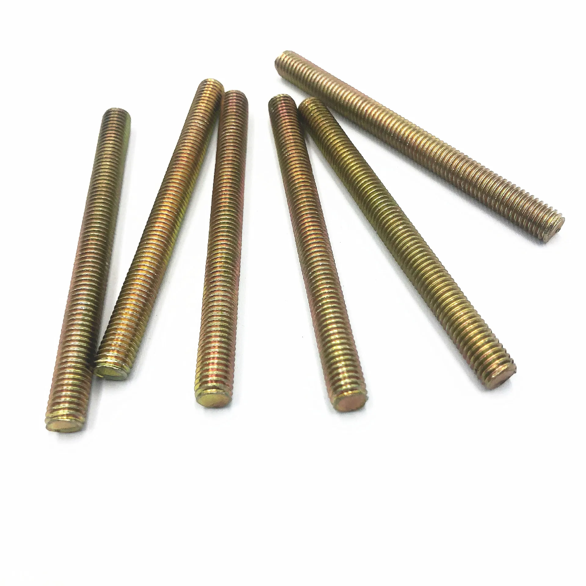 M6 M8 M10 M12 1000mm 3000mm metric  long rods High tensile hex stud bolts with low price