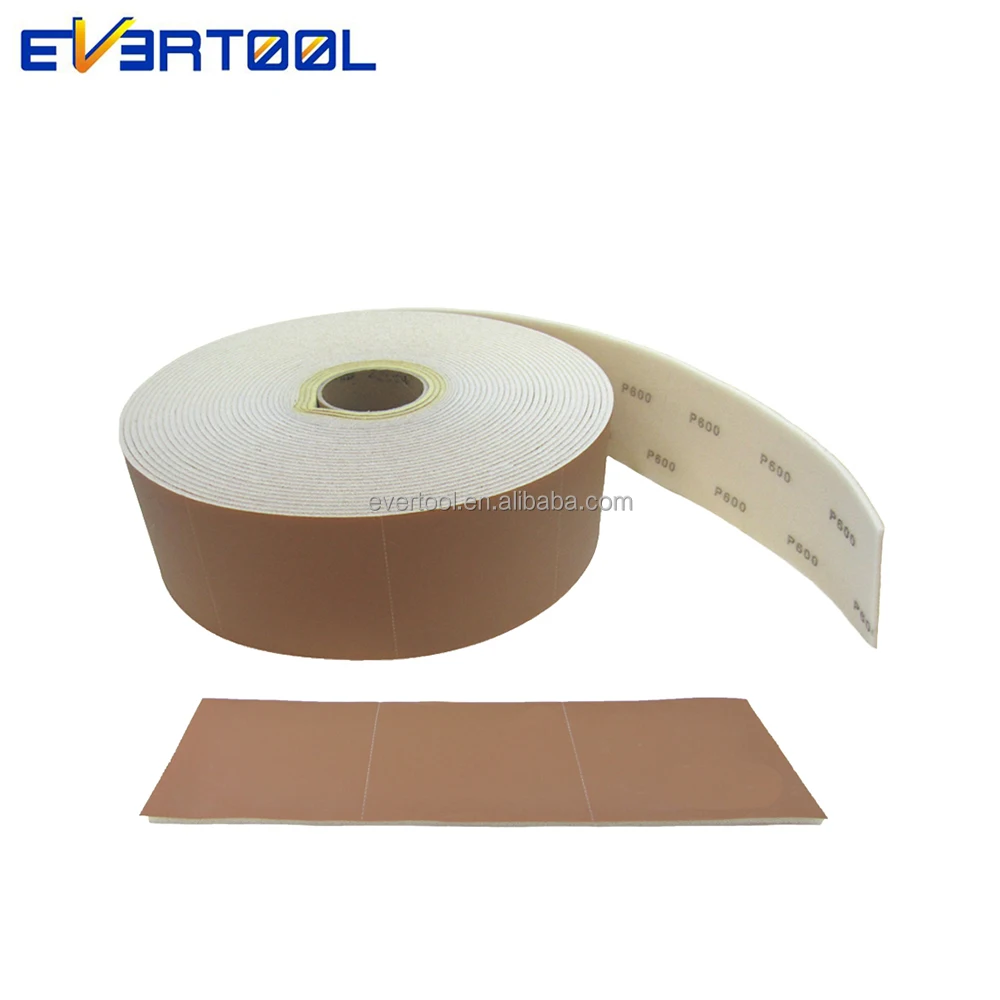 EVERTOOL 115x25m Abrasive Roll Microfine Sanding Abrasive Paper for Paint Defect Removal
