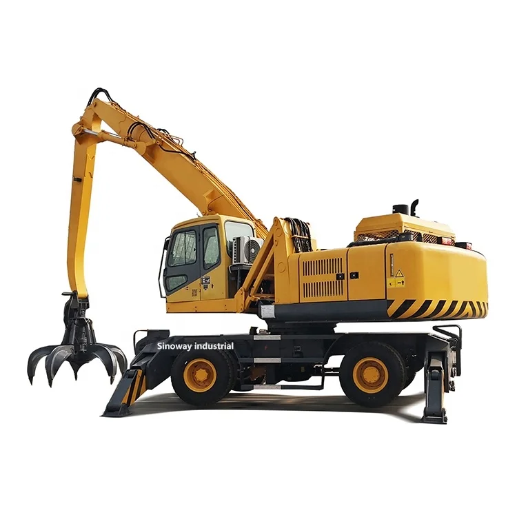 Абсолютно Новый синовай 25 тонн Heavy Duty подручного материала обработчик экскаватор на колеса для продажи