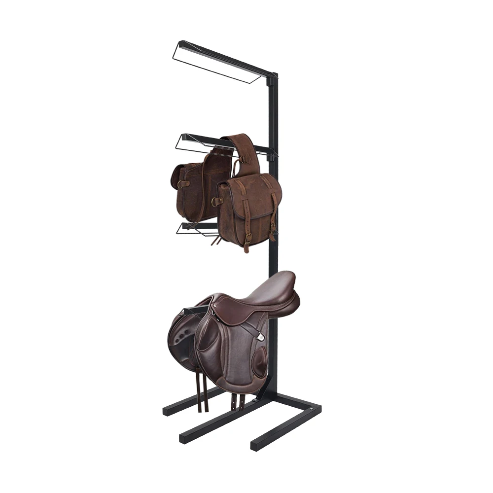 Standing Horse Saddle Rack Horse Saddle Storage Rack For Retail