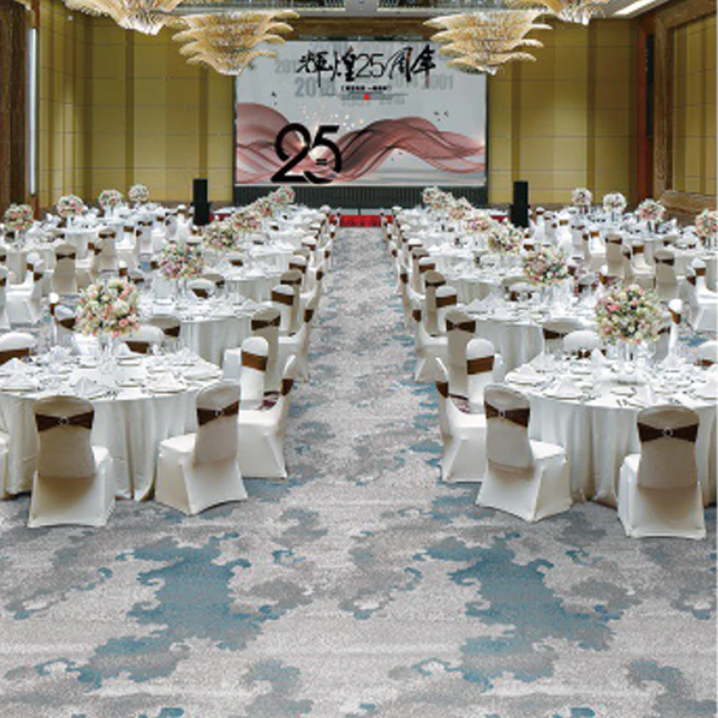 High Quality Axminster 5 Star Hotel Wall to Wall Corridor Carpet Room Printed Carpet Luxury Hotel Lobby Carpet